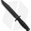 Ontario SPEC PLUS SP6 Fighter Knife Fixed Blade W/ Nylon Sheath (8" Black) 8682