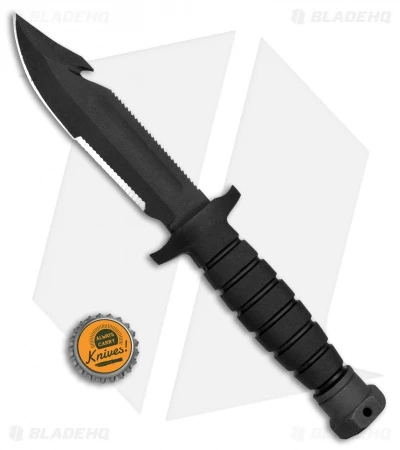 Ontario SPEC PLUS SP24 USN-1 Survival Knife W/ Nylon Sheath (5" Black Serr) 8688 4 Ontario SPEC PLUS SP24 USN-1 Survival Knife W/ Nylon Sheath (5" Black Serr) 8688 - Image 4