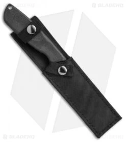 Ontario Spec Plus Alpha Survival Fixed Blade Knife (5" Black) 9710 -Blade HQ Ontario Spec Plus Alpha Survival black 9710 BHQ 52182 er sheath