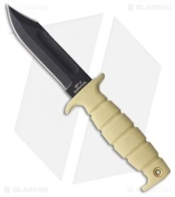 Ontario Spec Plus SP-2 Survival Bowie Knife Tan Kraton (5.5" Black) 8305