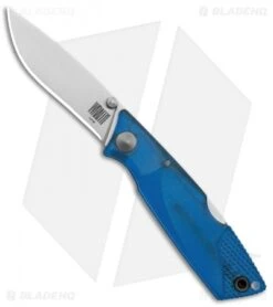 Ontario Wraith Ice Series Glacier Lockback Folding Knife Blue GFN (3.0" Satin)