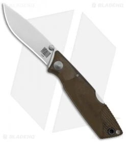 Ontario Wraith Ice Series Smoke Lockback Folding Knife Gray GFN (3.0" Satin)