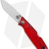 Ontario Wraith Ice Series Fire Lockback Folding Knife Red GFN (2.6" Satin)