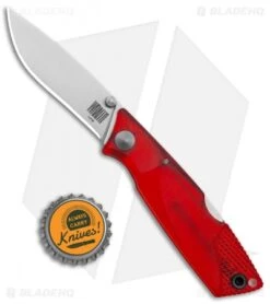 Ontario Wraith Ice Series Fire Lockback Folding Knife Red GFN (2.6" Satin) 7 Ontario Wraith Ice Series Fire Lockback Folding Knife Red GFN (2.6" Satin) -Blade HQ Ontario Wraith Red Satin BHQ 125563 jr bottlecap