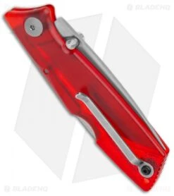 Ontario Wraith Ice Series Fire Lockback Folding Knife Red GFN (2.6" Satin) 6 Ontario Wraith Ice Series Fire Lockback Folding Knife Red GFN (2.6" Satin) -Blade HQ Ontario Wraith Red Satin BHQ 125563 jr side