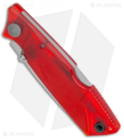 Ontario Wraith Ice Series Fire Lockback Folding Knife Red GFN (2.6" Satin) 2 Ontario Wraith Ice Series Fire Lockback Folding Knife Red GFN (2.6" Satin) - Image 2