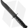 OKC 125th Anniversary 498 Combat Fixed Blade Knife Black (7" Plain) 8184