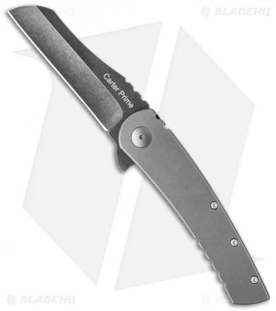 Ontario Carter Prime Frame Lock Flipper Titanium (3.375" Black SW) 8875 OKC 1 Ontario Carter Prime Frame Lock Flipper Titanium (3.375" Black SW) 8875 OKC