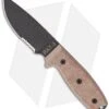 Ontario RAT-3 Knife Fixed Blade 1095 Steel W/ Green Sheath (3.75" Black Serr)