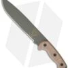 Ontario RTAK II Knife Fixed Blade (10.5" Green Serrated)