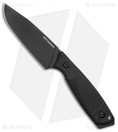 Ontario OKC Cerberus Fixed Blade Knife Black G-10 (4.8" Black) 1 Ontario OKC Cerberus Fixed Blade Knife Black G-10 (4.8" Black)