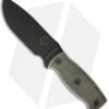 Ontario Afghan Knife Fixed Blade Black Micarta (5.38" Black Plain) 9419BM