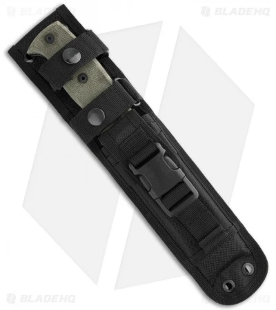 Ontario Afghan Knife Fixed Blade Black Micarta (5.38" Black Plain) 9419BM 2 Ontario Afghan Knife Fixed Blade Black Micarta (5.38" Black Plain) 9419BM - Image 2