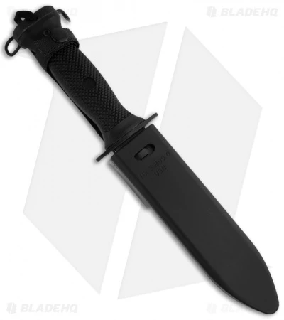 Ontario MK 3 Navy Knife Fixed Blade (6" Black Plain) 6141 2 Ontario MK 3 Navy Knife Fixed Blade (6" Black Plain) 6141 - Image 2