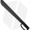Ontario OKC 18" Field Black D Handle Machete Fixed Blade Knife (Black)