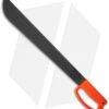 Ontario OKC 18" Field Orange D Handle Machete Fixed Blade Knife (Black)