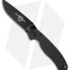 Ontario RAT Model 2 Liner Lock Knife Black Nylon (3" Black AUS-8) 8861BP