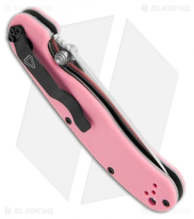 Ontario RAT Model 2 Liner Lock Knife Pink (3" Satin) 8862SP 2 Ontario RAT Model 2 Liner Lock Knife Pink (3" Satin) 8862SP - Image 2