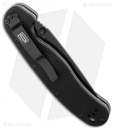 Ontario RAT Model 1A Spring Assisted Knife Black G10 (3.625" Black) 8871 2 Ontario RAT Model 1A Spring Assisted Knife Black G10 (3.625" Black) 8871 - Image 2