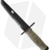 Ontario OKC-10 Tanto Bayonet System Green Knife (7.5" Black Serr)