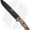 OKC 125th Anniversary RTAK II Fixed Blade Knife Tan Micarta (11" Black) 8644